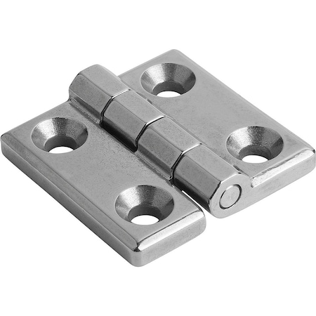 Kipp Hinge 60X60, Stainless Steel Polished, A1=18, A2=18, A3=30, A4=30 K1085.083018180